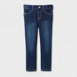 Mid-rise denim jeggings for toddlers